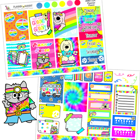 MK132- WEEKLY MINI KIT- Planner Peace Collection