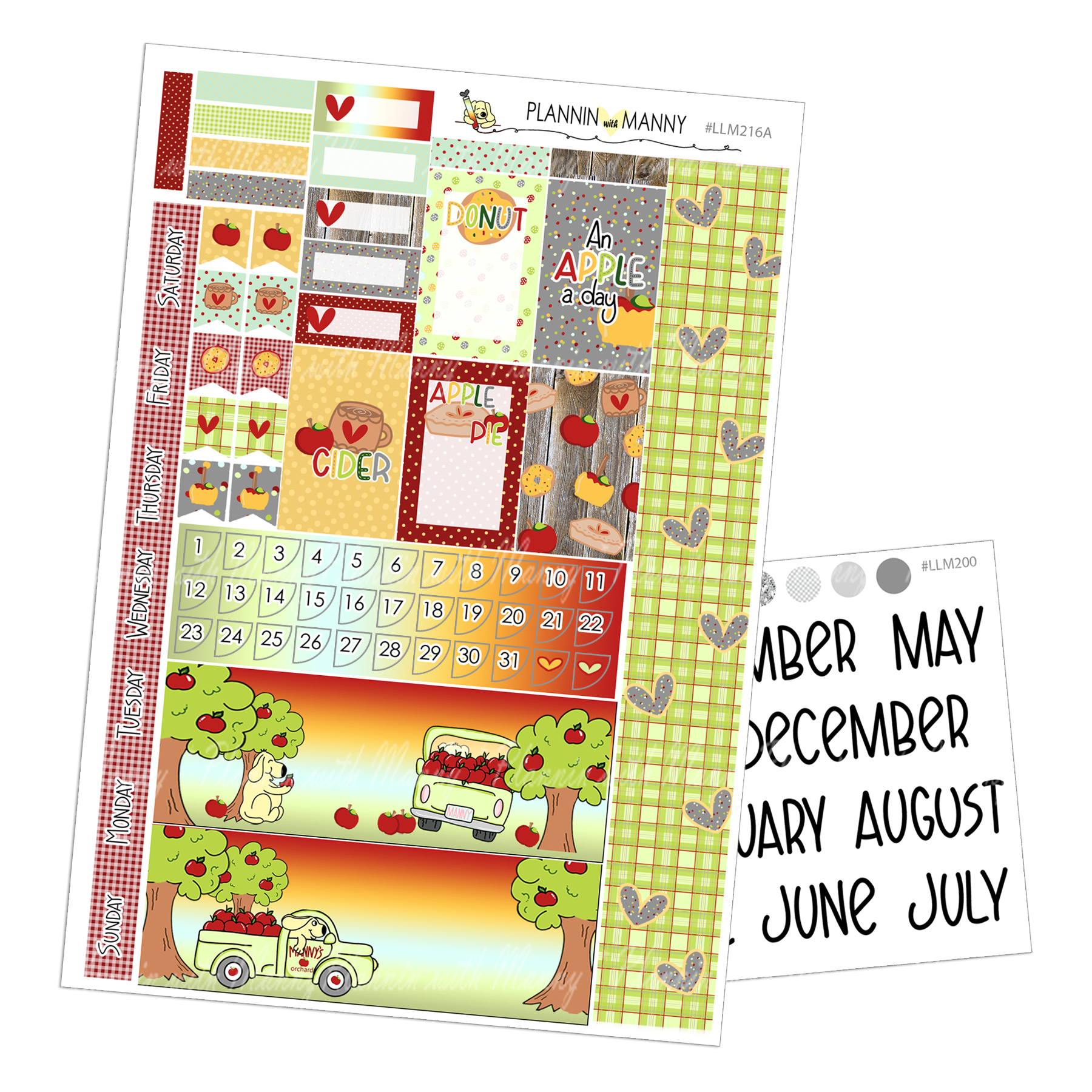 LLM216H MINI MONTHLY-Apple Days Collection