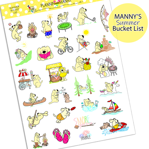 W20 MANNY'S SUMMER BUCKET LIST - Summer Fun Collection