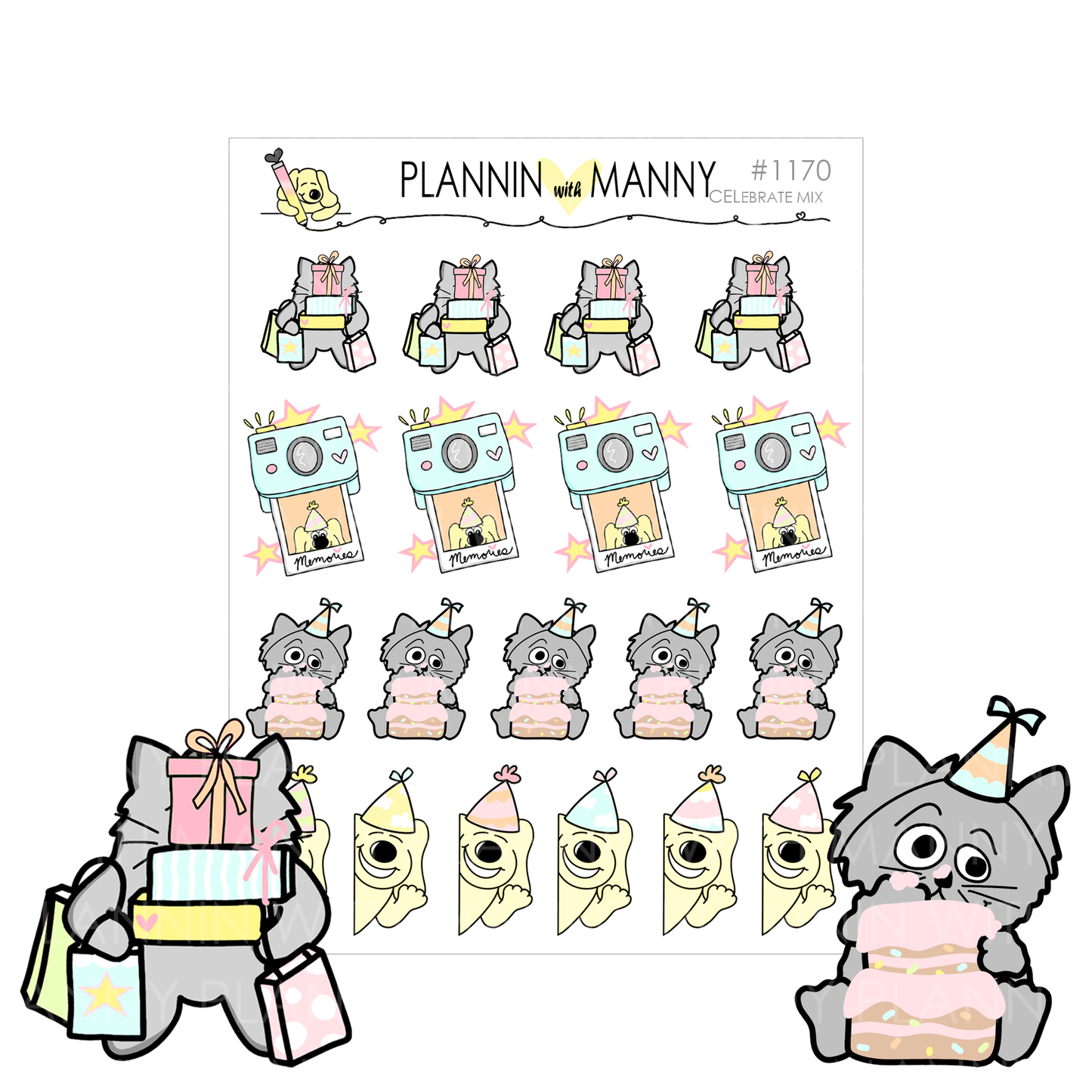 W19AHP HAPPY PLANNER CLASSIC Weekly Kit - Celebrate Collection