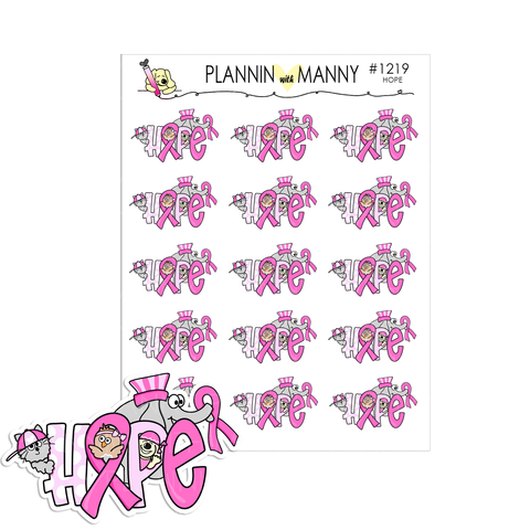 1219- Hope Planner Stickers