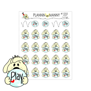 1232 Pappy Playtime Planner Stickers
