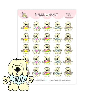 1277 Pappy Mediatations Planner Stickers