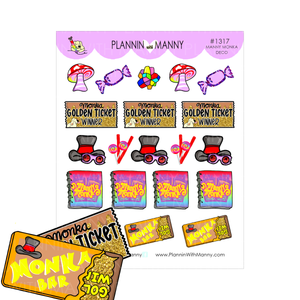 1317 Manny Monka Deco Planner Stickers