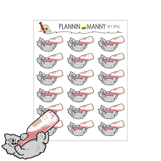 1396 Wine-O Owen Planner Stickers