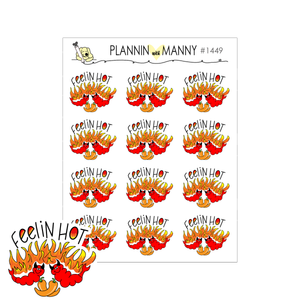 1449 Feelin Hot Planner Stickers