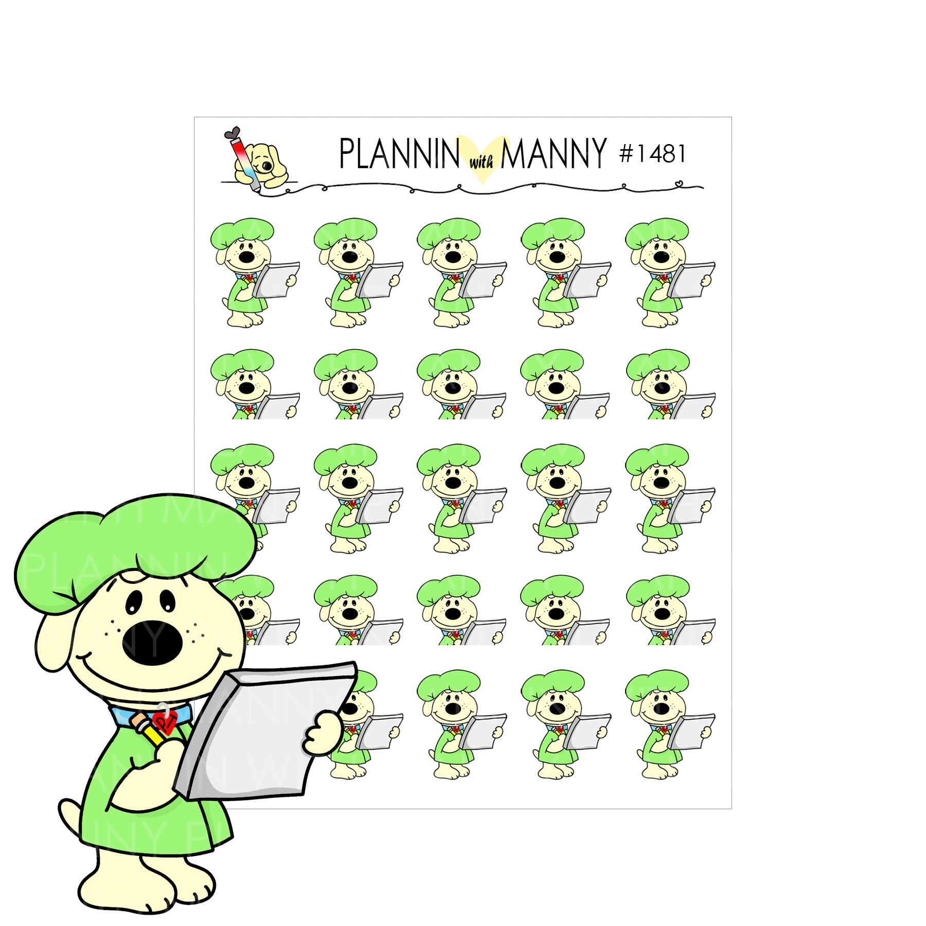 1481 Vet & Doctor Appointment Planner Stickers