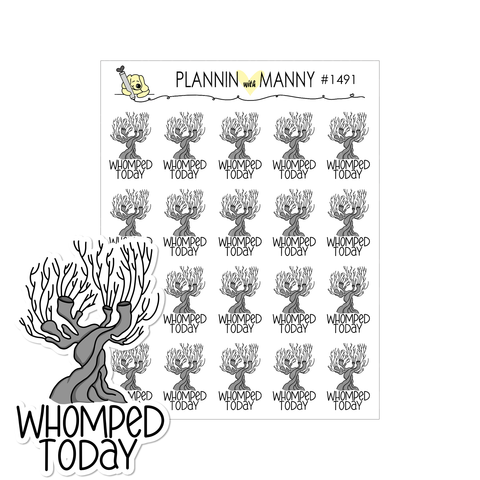 1491 Whomped Today Planner Stickers