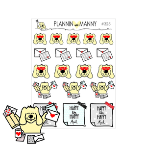 325 Love Happy Mail Planner Stickers
