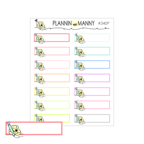 340P Manny Box Planner Stickers