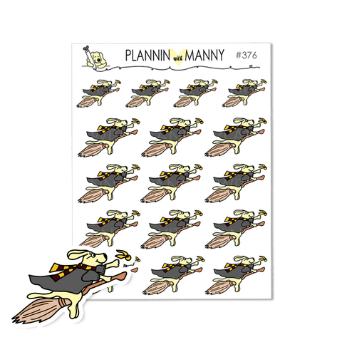 376 Flying Wizard Planner Stickers