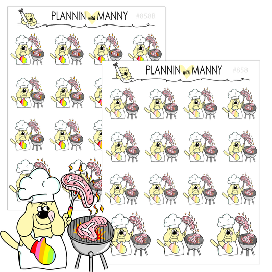 858 GRILLIN Planner Stickers - Summer Fun Collection