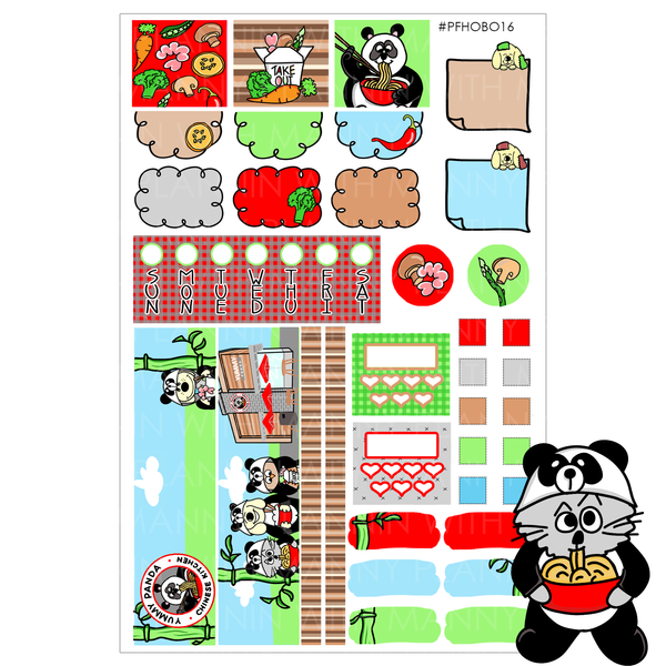 PFHOBO16 HOBONICHI WEEKLY Yummy Panda Collection