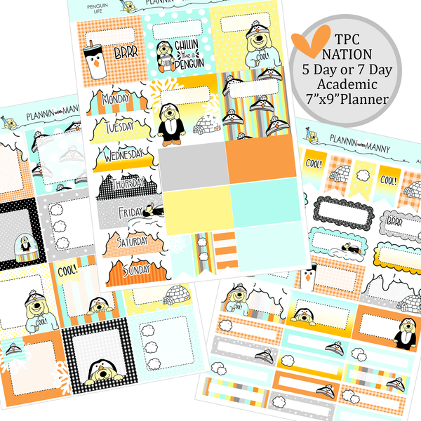 A126 TPC ACADEMIC Weekly Kit - Penguin Collection
