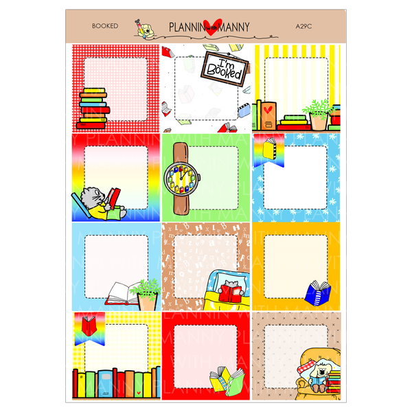 A29 TPC ACADEMIC 5 & 7 Day Weekly Planner Kit and Hybrid Planner -I'm Booked Collection