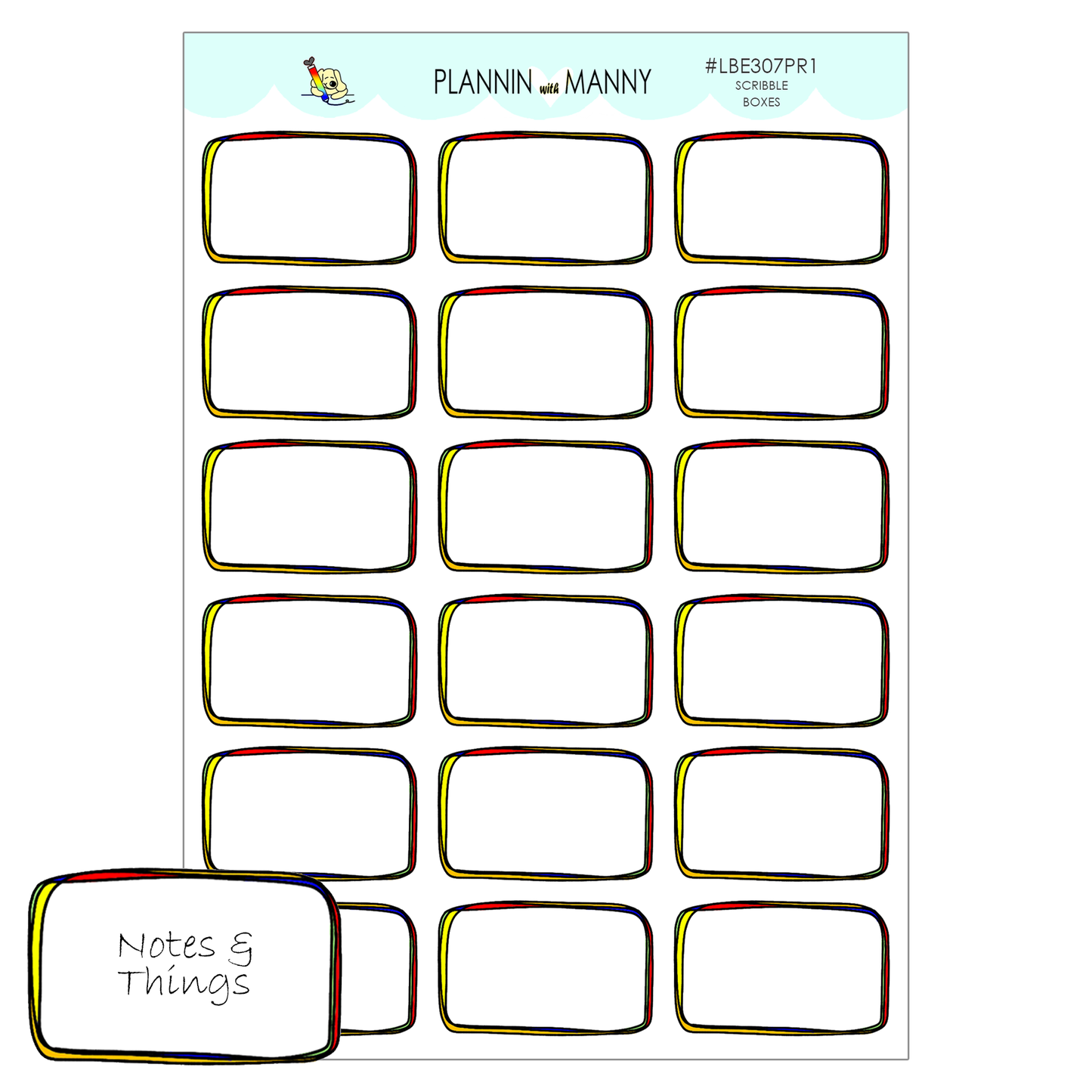 LBE307PR1&PR2 Scribble Boxes-Primary