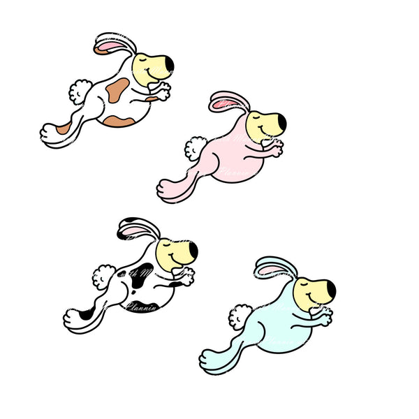 333 Hoppy Manny Bunny Planner Stickers