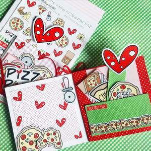 MS540 MINI SCRAPBOOK KIT- Pizza Party Collection
