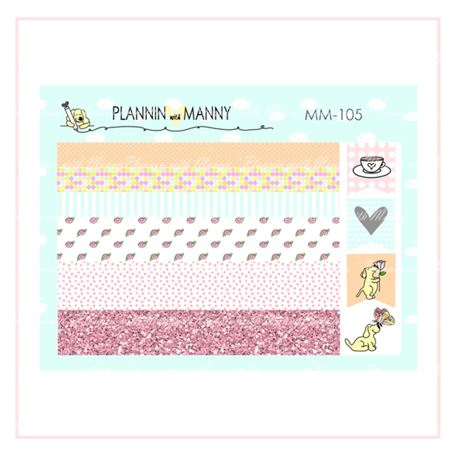 mm105 MICRO Mini Washi - Manny Micros Collection
