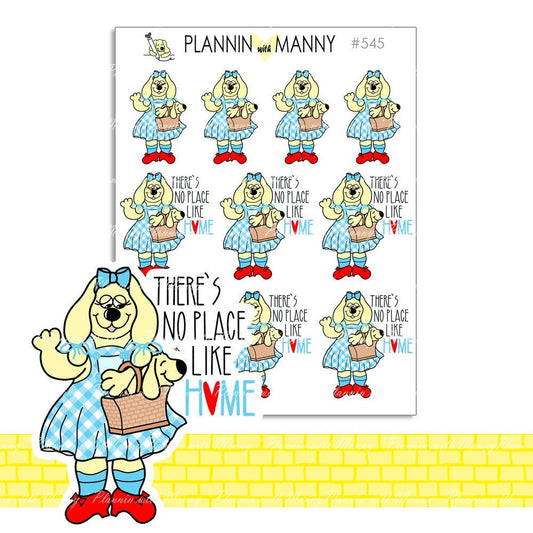 545 No Place Like Home Planner Stickers
