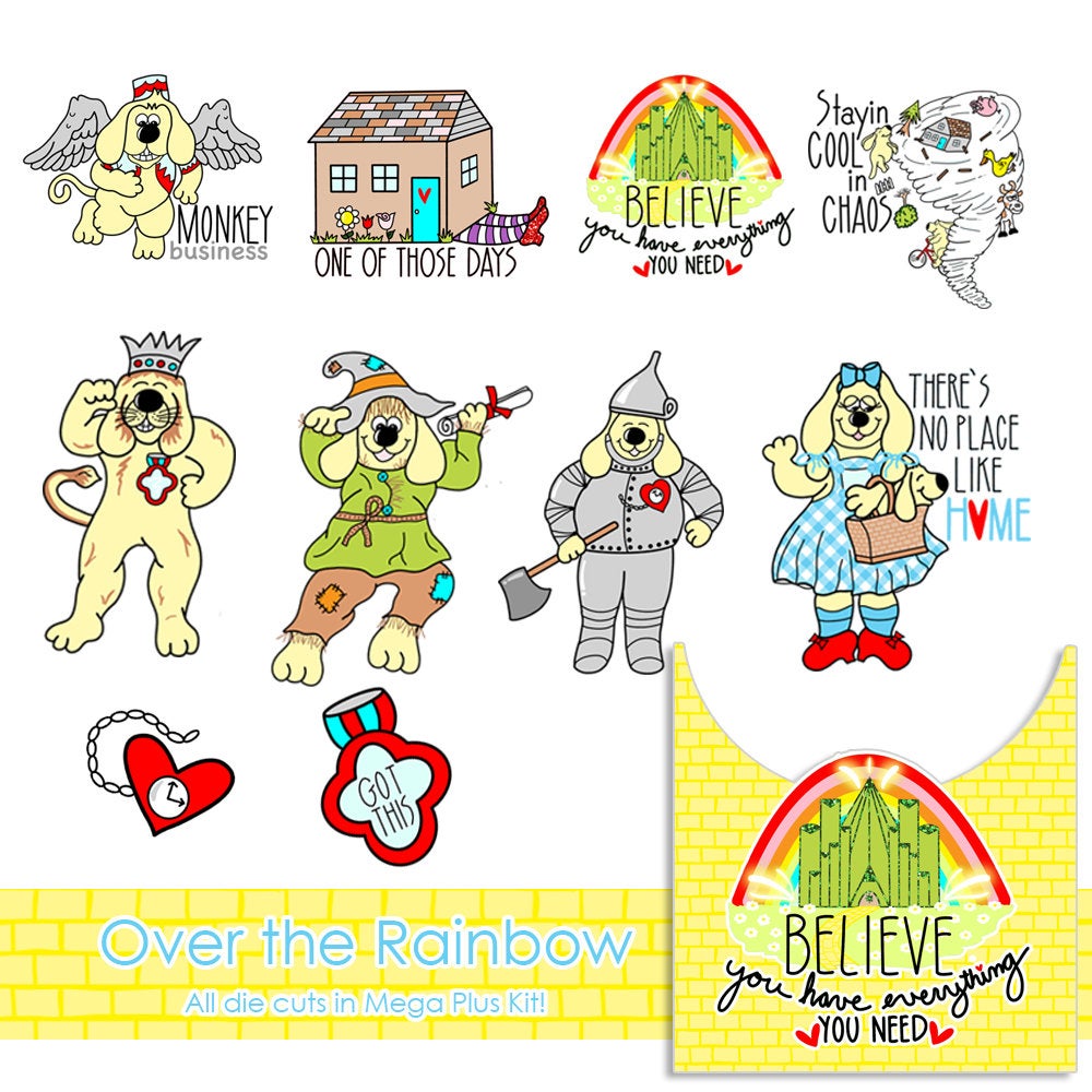 560 Over the Rainbow Vertical Planner Kit Options