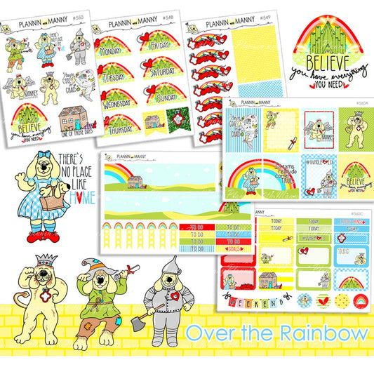 560 OVER THE RAINBOW Vertical Weekly Kit