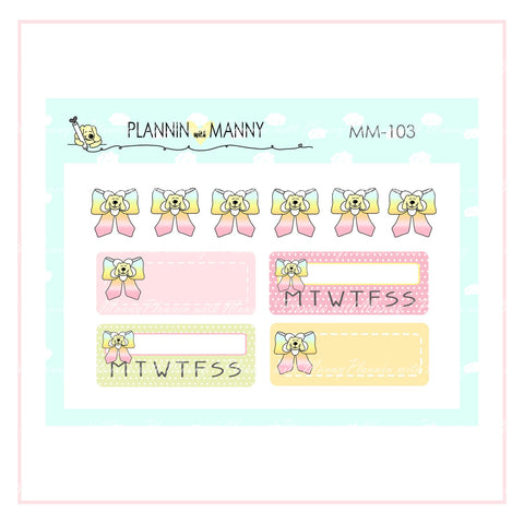 mm103 MICRO Bows and Half Boxes - Manny Micros Collection