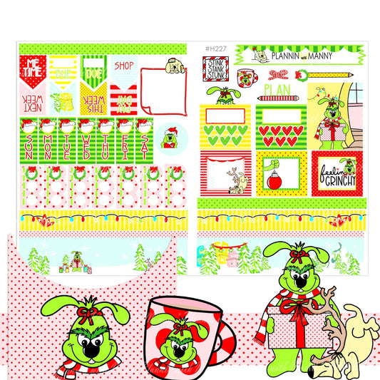 H227 HOBONICHI Weekly Planner Stickers - Going Green Collection