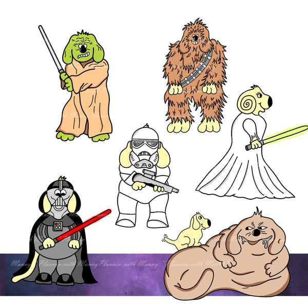 H228 HOBONICHI Weekly Planner Stickers - Feelin the Force Collection
