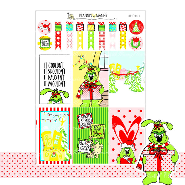 HP101 CLASSIC HP Weekly Planner Stickeres - Going Green Collection