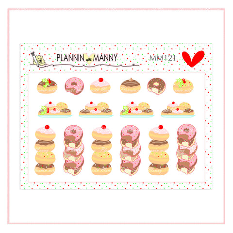 MM121MICRO Jolly Donut Planner Stickers - Jolly Collection