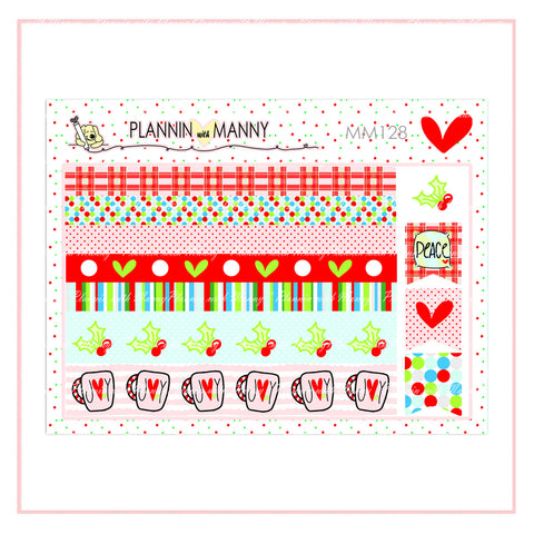 MM128 MICRO Jolly Mini Washi Strips Planner Stickers - Jolly Collection