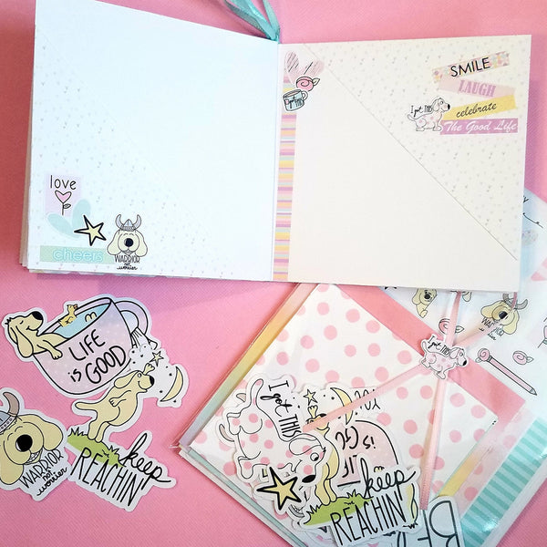 MSB102  MINI SCRAPBOOK GIFTCARD KIT - Manny Wishes Collection
