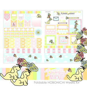 H209 HOBONICHI Weekly Planner Stickers - Butterfly Kisses Collection