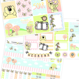 860 VERTICAL Weekly Kit- Butterfly Kisses Collection