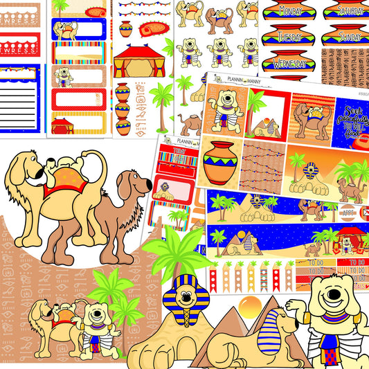 MEGA 880 Walk Like an Egyptian VERTICAL Mega Collection, Egypt Stickers