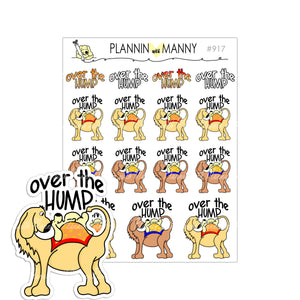 917 Over the Hump Planner Stickers