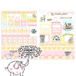 H244 HOBONICHI Weekly Planner Stickers - Kindness Collection