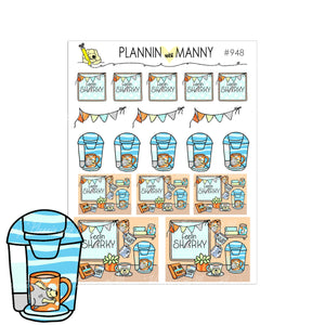 948 SHARY COFFEE BAR Planner Stickers