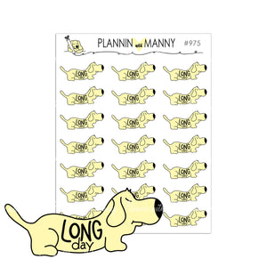975 LONG DAY Planner Stickers