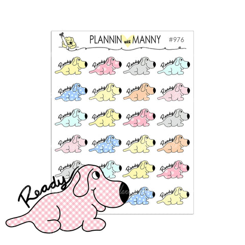 976, READY Planner Stickers
