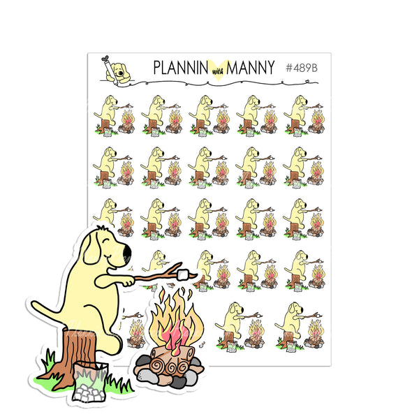 489 Smore Campfire Planner Stickers