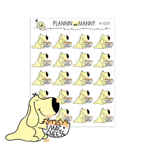1009 MAC & CHEESE MANNY Planner Stickers