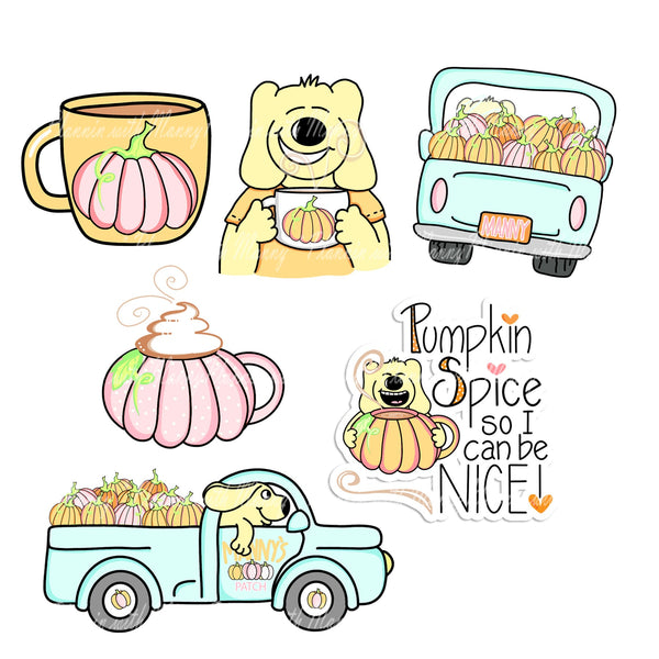 h250 HOBONICHI Weekly Planner Stickers - Pumpkin Spice Collection