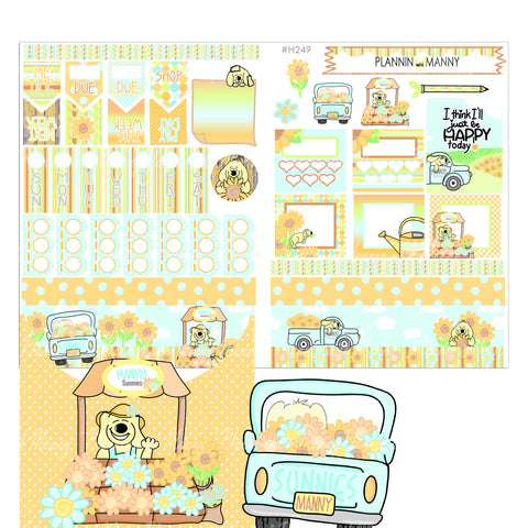 H249 HOBONICHI Weekly Planner Stickers - Sunnies Collection