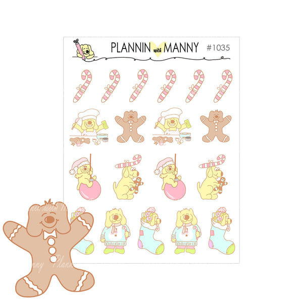 1035 SWEET HOLDIAYS ASSORTMENT Planner Stickers - Sweet Holidays Collection