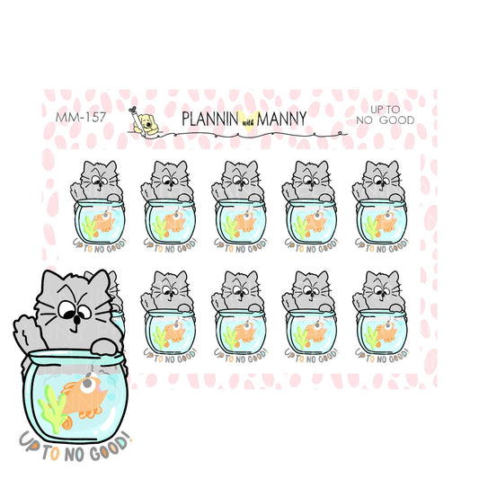 mm157 MICRO Up to No Good Planner Stickers