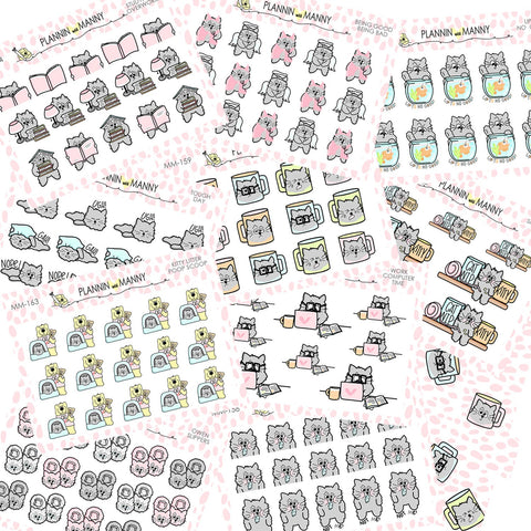 MM154-MM163, OWEN PREMIER Micro Collection-Set of 10 Sticker Sheets and Optional Diecuts