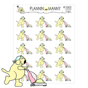 1063 VACUUM Planner Stickers