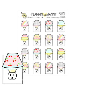 1070 CHANGE PLUG IN Planner Stickers